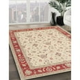 thumbnail image 3 of Ahgly Company Machine Washable Indoor Square Traditional Deep Peach Orange Area Rugs, 6' Square, 3 of 7