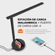 thumbnail image 5 of Lámpara de Mesa Inteligente WiFi LED 12 W con Estación de Carga Inalámbrica, Entrada USB, Luz Blanca Ajustable, Compatible con App móvil, Alexa, Google y Siri, Lámpara Interior, 5 of 9