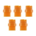 thumbnail image 2 of 5PCS Plastic Fan Shape Spray Nozzle Connection Yellow PP Sprayer Nozzle for Home Use Size 2 Yellow, 2 of 7