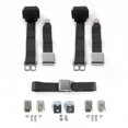 thumbnail image 1 of Airplane 2 Point Black Retractable Bench Seat Belt Kit with Bracketry & 3 Belts for 1966-1973 Jeep Commando, 1 of 1