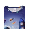 thumbnail image 4 of ATAIKU 3-8Y Toddler and Little Boy Pajamas Set Kids Long Sleeve Tee and Pants Astronaut Sleepwear Boys 2-Piece Jammies, 4 of 10