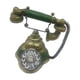 thumbnail image 4 of Decoración de teléfono perfecl Estatua de teléfono Retro de resina Verde, 4 of 8