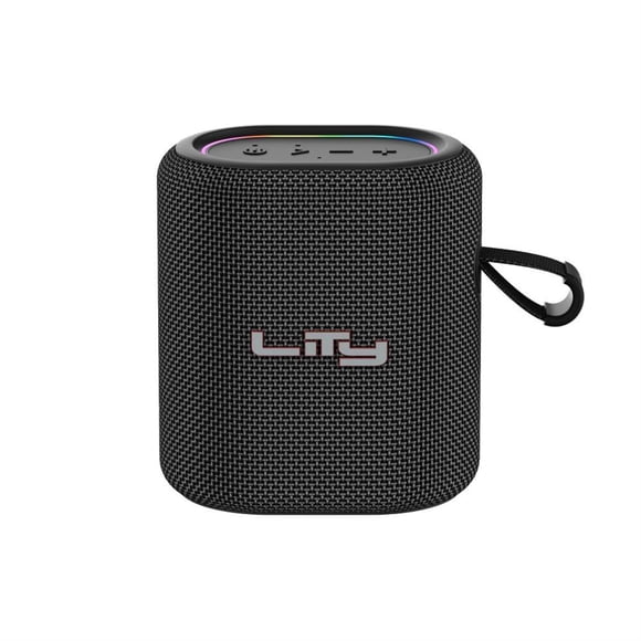 Mini Bocina Lity Bluetooth Portátil Sonido de 360° Duración 8 Horas Resistencia al agua, 10W, tarjet
