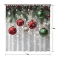 thumbnail image 5 of Winter Funny Shower Curtain,Rustic Farmhouse Triangle Tree Bathroom Curtain Elegant Shower Curtains for Apartment Bathroom Decor Christmas, 5 of 5
