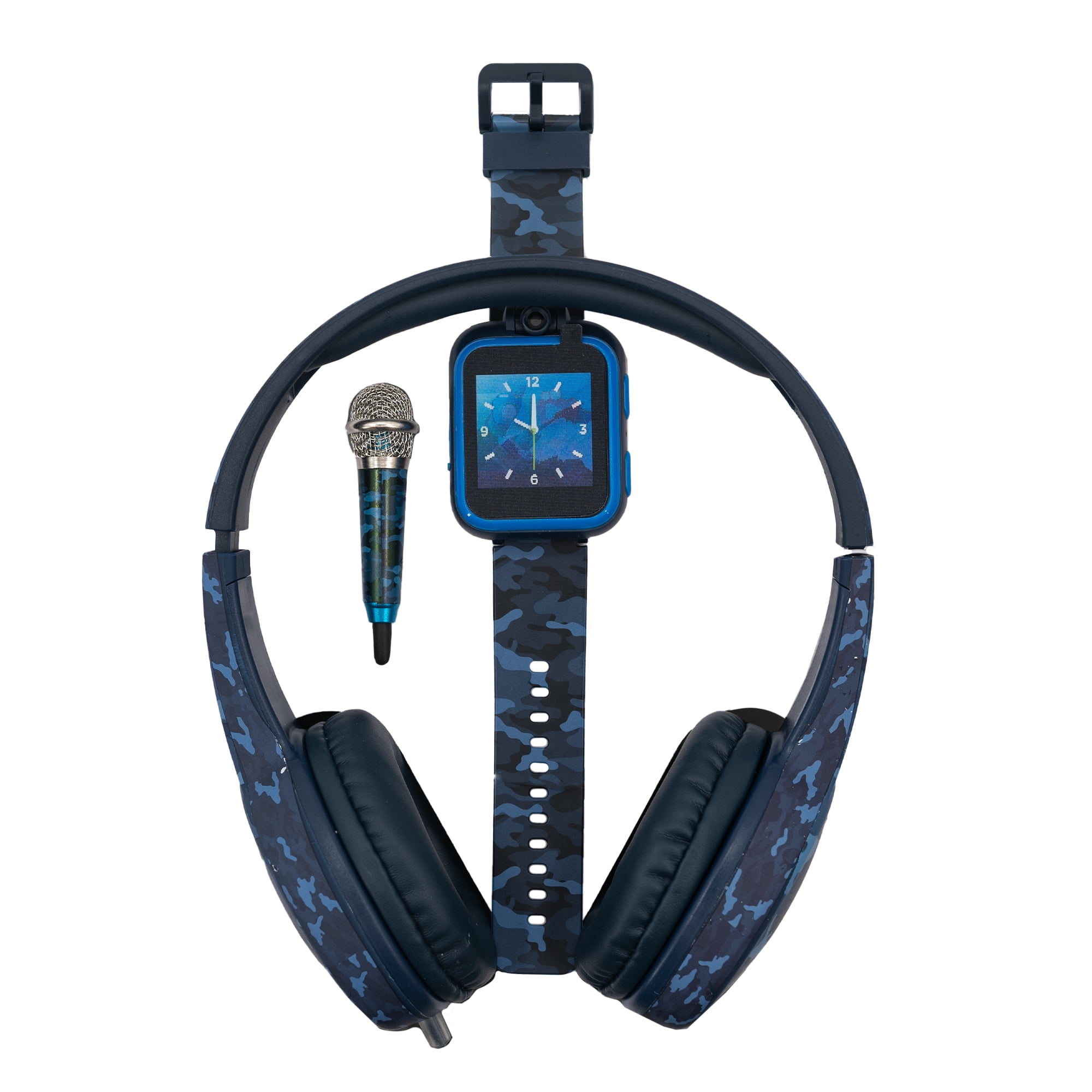 iTECH Jr Smartwatch With Mini Mic & Headphones, Camo - Walmart.com