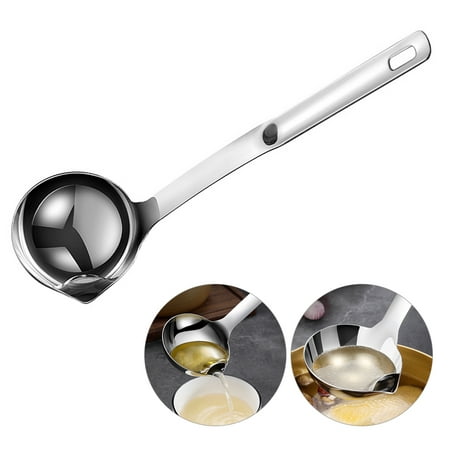 

Kitchen Oil Filter Spoon Stainless Steel Skimmer Spoon Cooking Oil Filter Scoop for Hot Pot