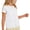White, variant on Kids' Solid Color V-Neck Tank Top Waistcoat for Casual Wear and Travel