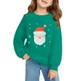 thumbnail image 5 of EnJoCho Kids Christmas Crewneck Sweatshirt - Retro Merry Xmas Long Sleeve Pullover with Bright Holiday Doodles for Boys & Girls, 5 of 6