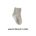 thumbnail image 3 of 6 Pieces Kids Stockings Socks with Nice Elasticity Comfortable Wearing Simple Style Good Craftsmanship Hose Keep Crawing medium gray 8-10, 3 of 6