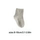 thumbnail image 4 of Qarigey 6 piezas de medias para niños, calcetines tobilleros transpirables antideslizantes con buena elasticidad, estilo Simple, buena artesanía, ropa Medias gris medio 8-10, 4 of 6