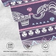 thumbnail image 3 of Coolnut Tribal Pattern Elephant Patterned Hand Towels 2 PCS, Cotton Bath Towel for Drying Face Hands Body Decorative Water Absorbent Lightweight Towels for Bathroom Ktichen Travel Gym, 16"x28", 3 of 6