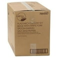 thumbnail image 3 of Sysco Earth Plus Kit Cutlery PSM Beige Knife, Fork, Spoon, Napkin, Salt & Pepper (250/Case), 3 of 5