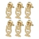 thumbnail image 4 of 10 juegos de manijas de cajón antiguas gruesas, tiradores de cajón de bronce y latón con mango antiguo de pequeño dragón doble para puertas de gabinete, 4 of 5