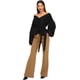 thumbnail image 4 of Blusa de manga larga con cuello en V y volantes para mujer Xemadio WRMH-231-13, 4 of 4