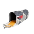thumbnail image 3 of Mailbox Sleeve Reusable Waterproof Arc Opening With Soft Magnetic Strip Easy To Install Uv Protection 21x18 In Argyle Plaid Lightslategray_1, 3 of 8