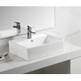 thumbnail image 4 of Dyconn Faucet Above Counter 23 x 17.32 Rectangle Bathroom Ceramic Vessel Vanity Sink, 4 of 4