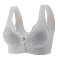 thumbnail image 4 of Sngxgn Bra for Women - V Neck Low Impact Wireless Sports Bra Yoga Padded Workout Bra(Grey,M), 4 of 4