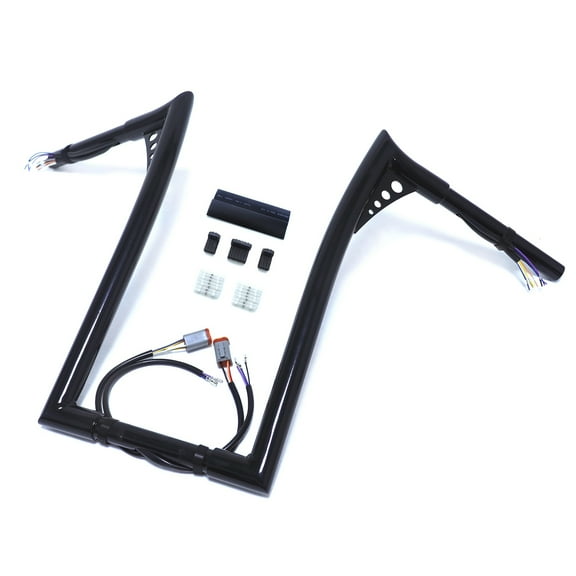 12" Prewired 25mm Handlebar For 96-06 Sportster/Dyna/Softail/Road King (Super Glide)