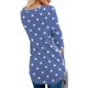 thumbnail image 2 of Mujer Tops Manga larga Cuello en V Ropa de niña Cremallera lateral Dividir Suéter femenino informal suelto, Azul, XXL Advancent AP003996-23, 2 of 6