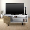 thumbnail image 2 of Centro de Entretenimiento Hogare Madrid para TV de hasta 55 Blanco puerta Rustik Wood, 2 of 8