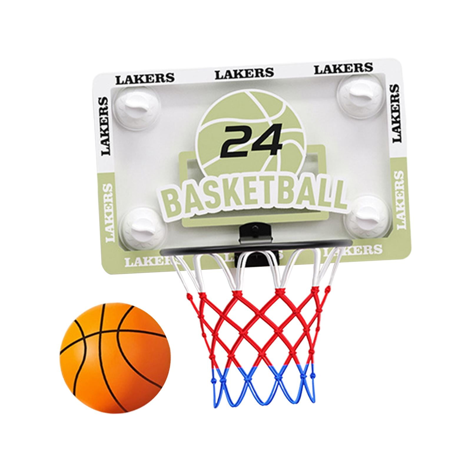 Luwecf Basketball Hoop Wall Mounted Foldable Accessories Supplies Suction Cup Backboard Small