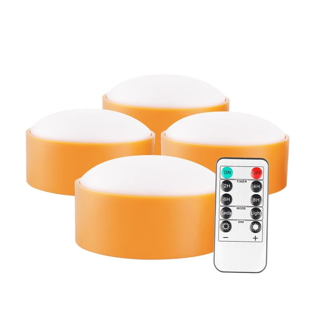Control Remoto Ajustable Zulema Lámpara de Calabaza Batería Grifo Decorativo 4 piezas