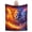 50x40, variant on Lion Throw Blanket, Fire and Ice Fantasy Fleece Blanket, Colorful Artistic Lion Blanket for Sofa Couch Bedroom 50x40