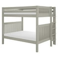 Camaflexi Full over Full Bunk Bed with Twin Trundle Mission Headboard