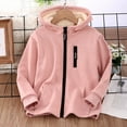 thumbnail image 2 of Lkhaha Toddler Boys Jackets Patchwork Zipper Hooded Sweatshirts Fleece Lined Warm Thicken With Pocket Kids Outerwear Jacket Size 13-14 Years, 2 of 6
