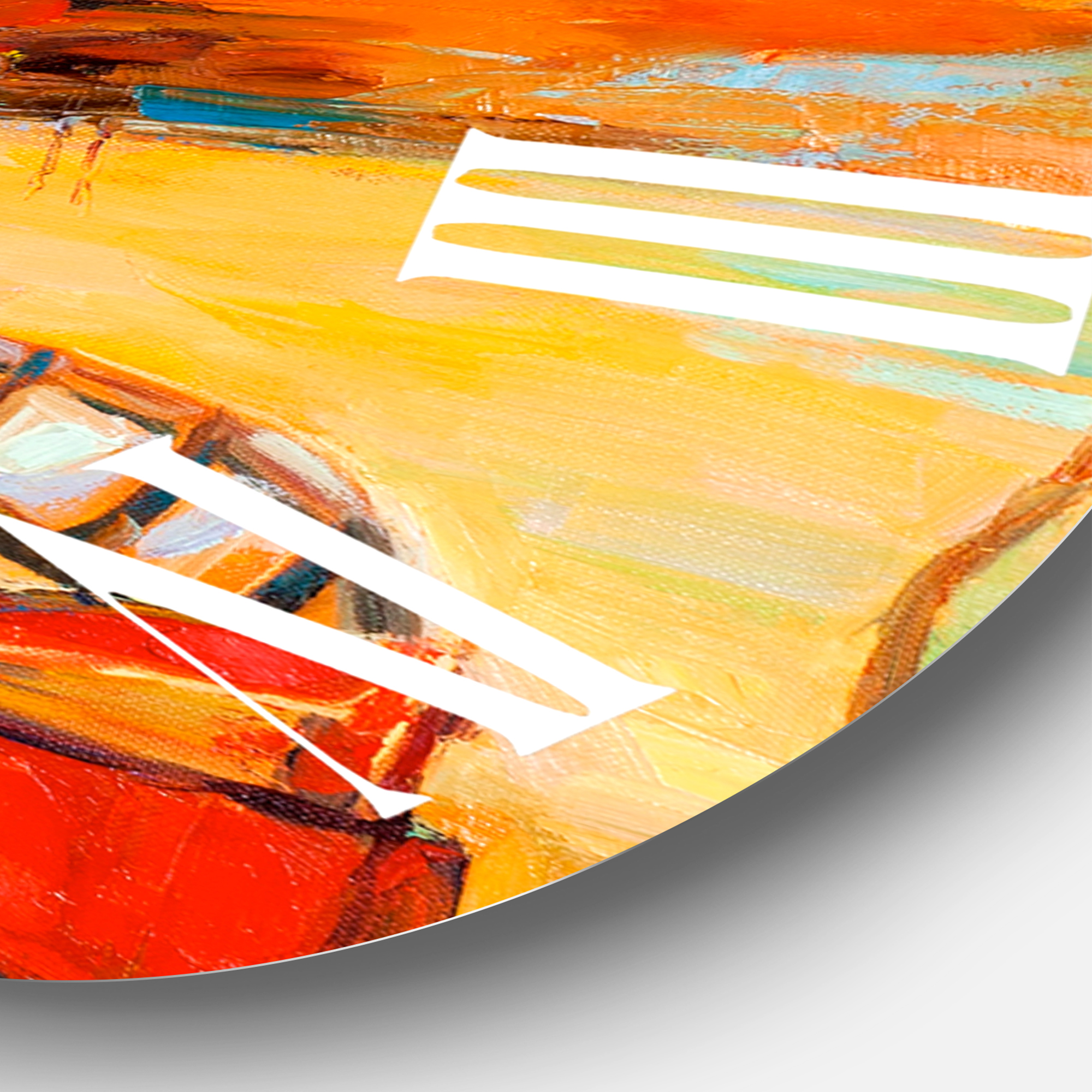 Designart 1 in Coastal Wall Clock