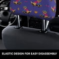thumbnail image 4 of Kdxio Labrador Retriever Dog Pattern Print 2 Piece Car Head Rest Covers Set Auto Front/Rear Seats Headrest Cover Universal Fit Most Cars,Sedan, SUV, 4 of 9