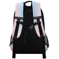 thumbnail image 3 of FORMRS Kids School Backpack Elementary Student Unisex Travel Bookbag with Reflective Stripes, Light Pink Gradient, 3 of 7