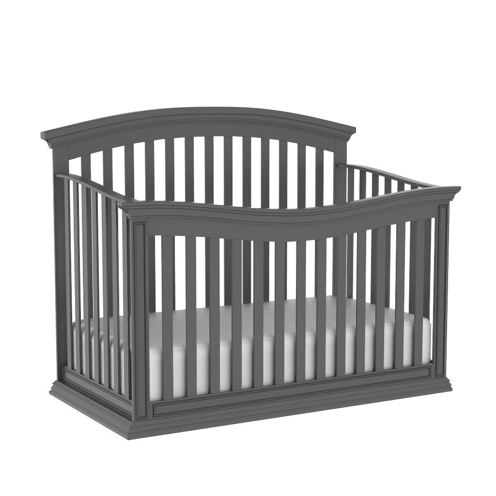 Helena Convertible Premium Baby Crib Dark Grey Walmart