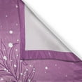 thumbnail image 3 of Ambesonne Love Kitchen Curtains, Valentines Floral Words, 55"x39", Fuchsia White, 3 of 3