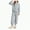 A01-Grey, variant on Girls 2 Piece Outfits Jogger Sets Zip Up Hoodie Sweatshirts Sweatpants with Pockets Tracksuits Sweatsuits