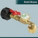 thumbnail image 3 of Propane Refill Adapter With Valve And Gauge, Fill 1 Lb Bottles From 20 Lb Tank, 90-degree Elbow Des, 3 of 4