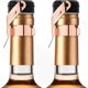 thumbnail image 1 of Stainless Steel Champagne Stopper and Sealer for Sparkling Wine, Cava, and Prosecco - 2 Pieces, 1 of 5