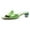 Green, variant on FSJ Women Sexy Crystal Low Chunky Block Heel Backless Sandals Comfortable Mules Square Open Toe Heeled Slip On Slippers Shoes Size 8 Black