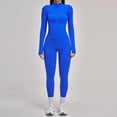 thumbnail image 1 of Top-kevin 2 Piece Seamless Ribbed Workout Sets With Zip Up Jacket High Waisted Gym Yoga Leggings, 1 of 6