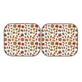 thumbnail image 7 of Goofa Hot Dog Pizza Pattern 2 Piece Car Windshield Sun Shade Foldable | Front Windshield Shade for Sun, Heat and UV Rays | Sunshade for Car Front Window-Medium, 7 of 7