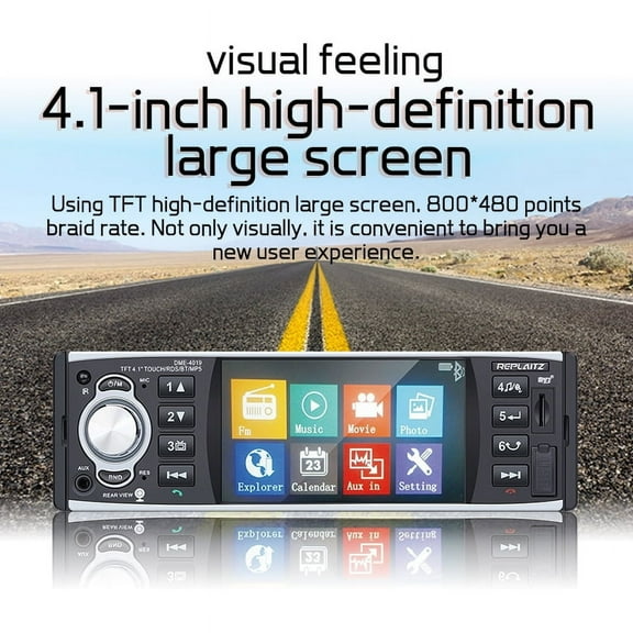 Universal Car MP5 Player Set Bluetooth Durable 4.1 Inch Auto HD Display FM Radio Remote Control Auto Multimedias Player 4012B