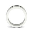 thumbnail image 2 of Platinum AA Diamond Channel Wedding Band (4.25mm) (2/3ct.) - Size 8.5, 2 of 3