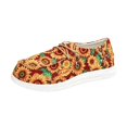 thumbnail image 3 of YOUYEDIAN Loafers for Women Fashion Print Round Toe Casual Slip On Soft Flats Versatile Outdoor Platform Canvas Walking Shoes, 3 of 4