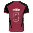 thumbnail image 3 of Anime Haikyuu Nekoma Jersey Uniform T-shirt Kozume Tetsurou Kuroo Cosplay Costume High School Volleyball Club Men Sportswear Tee, 3 of 22