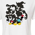 thumbnail image 3 of Disney - Halloween Mickey and Minnie Shadows Cropped Graphic T-Shirt, 3 of 5