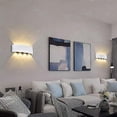 thumbnail image 3 of Modern LED Wall Lamp 8W Indoor Outdoor IP65 Waterproof Up Down Light Bathroom White Warm White, 3 of 5