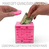 Money Maze: Unique Way to Give Small Gifts for Kids - Cool 1, 2, 5 Dollar Coin Piggy Bank - Safe for Children - Birthday Christmas Gift Ideas for Dad Mom Men or (Best Gift Ideas Under 25 Dollars)