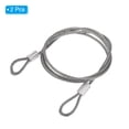 thumbnail image 3 of Unique Bargains Stainless Steel Cable, 2 Pack PVC Coated 1/8' Wire Rope for Deck Railing 3.3ft, 3 of 4