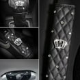 thumbnail image 2 of Couronne en Cristal de Mode Couvre-Roue de Voiture Frein à Main Auto, 2 of 8