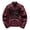 Burgundy, variant on Men's Wings Color Block PU Leather Motorcycle Jacket, Double Stand Collar Street Casual Motorcycle Jacket, Hip Hop Punk Retro Top